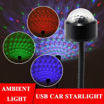 Multi-color Led Star Projector Light, Mini Usb Car Roof Star