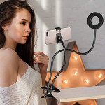 New Professional Live Stream Phone Mobile Holder with Ring Light