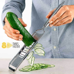 Multi-Purpose 4 in 1 Vegetable Slicer 3 Adjustable Blades