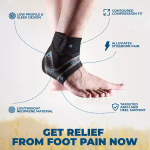 CARESOLE Compression Foot Wrap- For Left Leg
