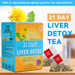 21 day liver injury and recovery detox tea Cleanse Detox Health organic herbs tea private label